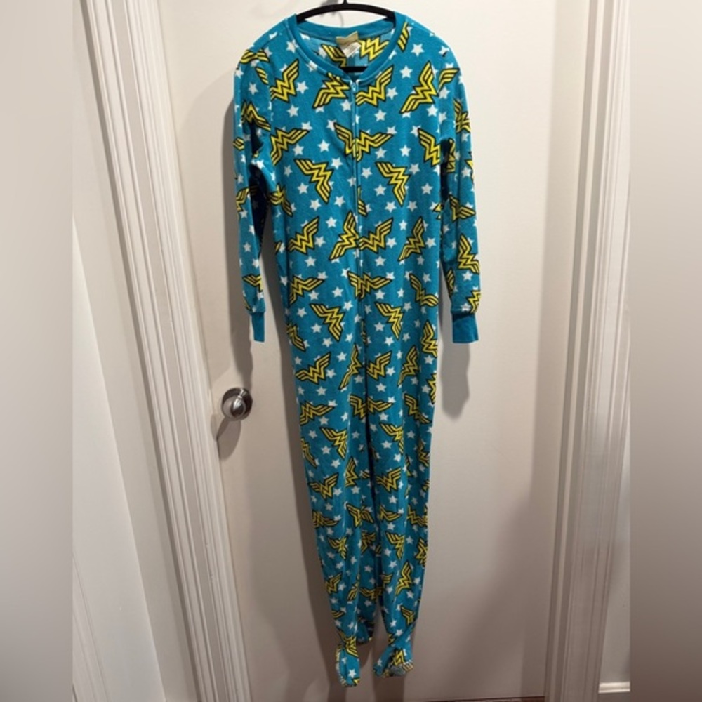 DC Comics Teal and Yellow Graphic Onesie